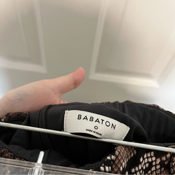 Aritzia Babaton Flutter Jumpsuit Snakeskin Size 0 L - Picture 8 of 10